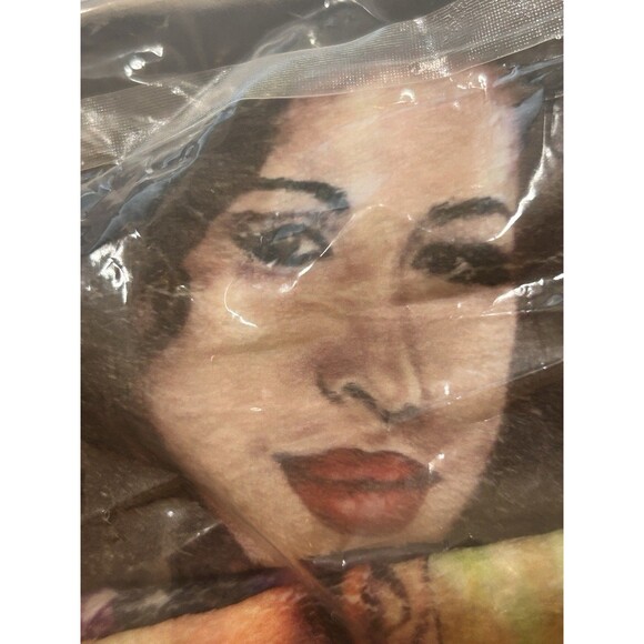 Selena Quintanilla Fleece Blanket 40x50 Pop Art Portrait Collage Throw New - Picture 1 of 5